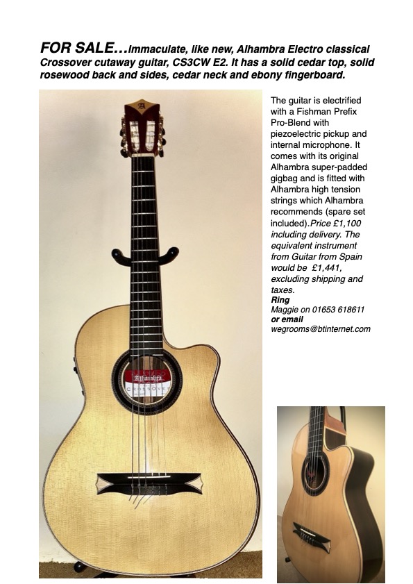 Alhambra Crossover guitar for sale